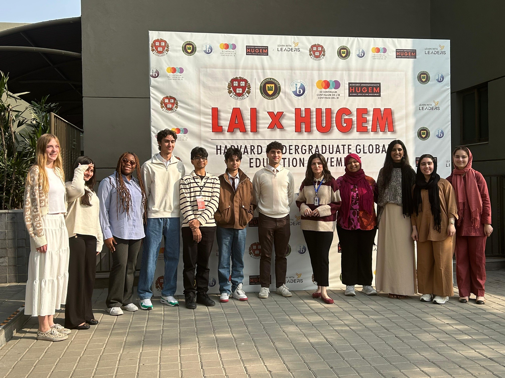 HUGEM board members at the LAI x HUGEM program in Pakistan